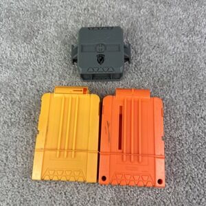 Genuine NERF N-Strike Flip‎ Clip & 2 Magazines